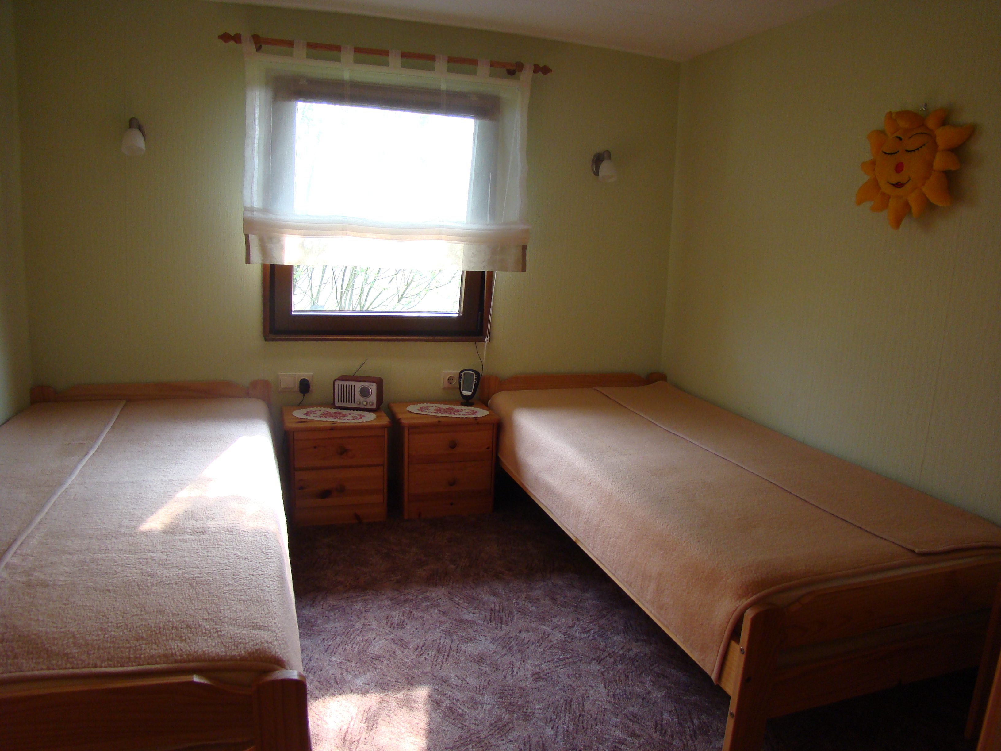 Schlafzimmer mit Einzelbetten